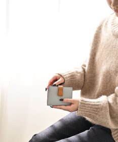 Atelier nuu 日本製 本革 バイカラーnoble 二つ折れウォレット