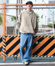 WEGO アシッドウォッシュバルーンパーカー