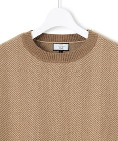 J.PRESS YORK STREET 【WOMEN】ヘリンボーンニットベスト