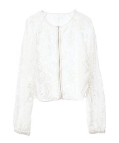 earth music&ecology レースＺＩＰシャツ