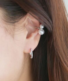 Tiaclasse 【選べる2種類】パールイヤーカフ