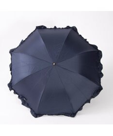UNBILLION カシュネ cachenez / 【晴雨兼用】【日傘】 【UV カット率99.999.9％以上】PUビッグフリルトップレス折りたたみ傘