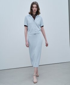BEIGE， 【ロングセラー】LAURA / ストレッチ Iラインニットスカート