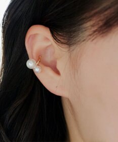 Tiaclasse 【選べる2種類】パールイヤーカフ