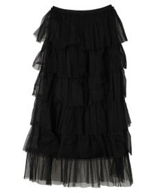 Green Parks ・ＥＬＥＮＣＡＲＥ　ＤＵＥ　ティアードラメチュールスカート