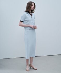 BEIGE， 【ロングセラー】LAURA / ストレッチ Iラインニットスカート