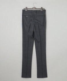 GOTAIRIKU ロングセラー【洗える/折り目加工/シワになりにくい/ウエストアジャスター】ウォッシャブル サマーウール100％パンツ_限定色(1タック)23年モデル