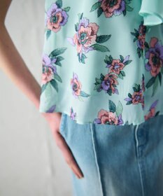 GRACE CONTINENTAL エスニックフラワー刺繍トップ