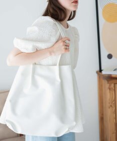 WEGO タックデザイントートバッグ