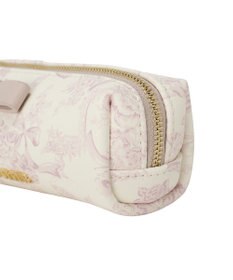 Maison de FLEUR フラワーガーデン柄合皮ロングポーチ