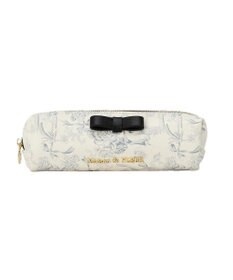 Maison de FLEUR フラワーガーデン柄合皮ロングポーチ