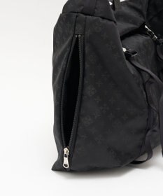 russet ナイロンジャガードメタルバックルショルダーバッグ L(CE-1656)