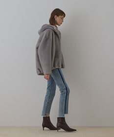 GRACE CONTINENTAL ラインスリムデニムパンツ