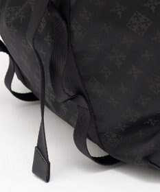 russet ナイロンジャガードメタルバックルショルダーバッグ L(CE-1656)