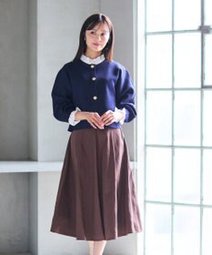 Feroux 【洗える】トラッドデザイン ニットジャケット