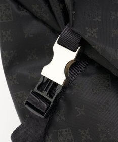 russet ナイロンジャガードメタルバックルショルダーバッグ L(CE-1656)