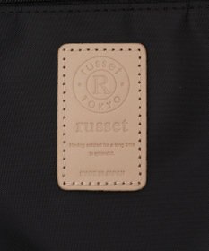 russet ナイロンジャガードメタルバックルショルダーバッグ L(CE-1656)