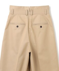 uncrave チノギャバジン ワイドトラウザー