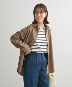 Green Parks ソフトコーデュロイシャツ