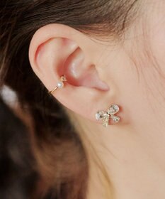 Tiaclasse 【選べる2種類】パールイヤーカフ