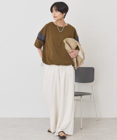 AMERICAN HOLIC 異素材ラインプルオーバー