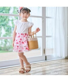 Mother garden マザーガーデン キッズ ドレス セパレート 浴衣 《野いちご 水彩柄》 95～100cm