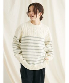 CRAFT STANDARD BOUTIQUE ケーブル×ボーダードッキングプルオーバー