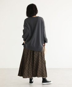 Green Parks カレッジロゴ裏毛チュニック