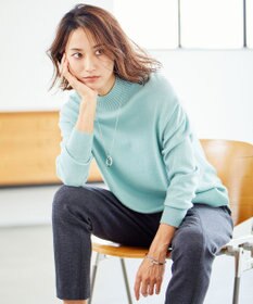 J.PRESS LADIES 【洗える・WEB限定カラーあり】CASHMERE BLEND ハイネック ニット