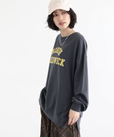 Green Parks カレッジロゴ裏毛チュニック