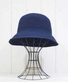 石田製帽 インディゴコットンブレード　バケットハット