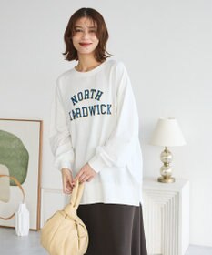 Green Parks カレッジロゴ裏毛チュニック