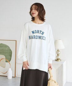 Green Parks カレッジロゴ裏毛チュニック