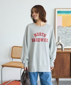 Green Parks カレッジロゴ裏毛チュニック