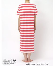 WACOAL PEANUTS ネグリジェ 4分袖 ワンピース 綿100%(本体) スヌーピー レディース FNT166 /ワコール