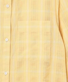 J.PRESS LADIES 【洗える】SHEER チェック シャツ ブラウス