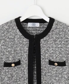 J.PRESS LADIES S TWEED ニット ジャケット
