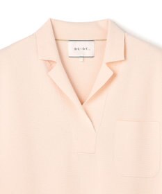 BEIGE， NADIA / ストレッチ スキッパーニット