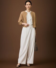 自由区 【SHIHOさん着用・機能性抜群・旬シルエット】ファンクショナルブロード カーブパンツ
