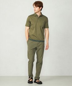 JOSEPH ABBOUD MOUNTAIN 【UNISEX】ASHA_OG_OGリップコンビ ポロシャツ