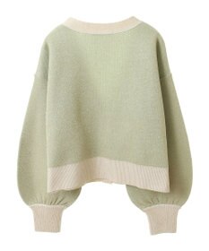 Green Parks ・ＥＬＥＮＣＡＲＥ　ＤＵＥ　ラメＶネックカーディガン