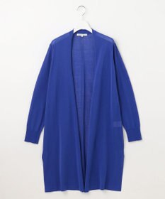 23区 S 【洗える】コットンアセテートギマ サマー ロングカーディガン