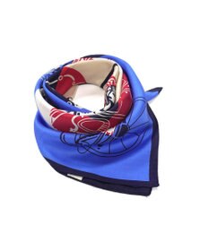 Marca 【Marcaオリジナル】色面シルエット馬車 小判スカーフ シルクツイル