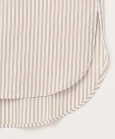 Feroux 【洗える】カラーストライプビッグ シャツ