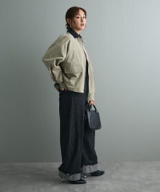 CRAFT STANDARD BOUTIQUE フェイクレザー衿ブルゾン