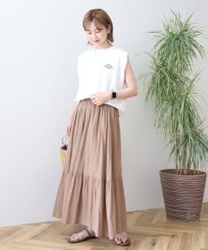 AMERICAN HOLIC ロゴ刺繍ノースリーブプルオーバー