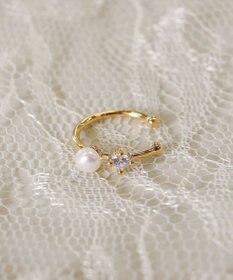 Tiaclasse 【選べる2種類】パールイヤーカフ