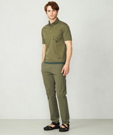 JOSEPH ABBOUD MOUNTAIN 【UNISEX】ASHA_OG_OGリップコンビ ポロシャツ