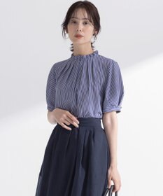 組曲 ライトデシンフリル襟 ブラウス