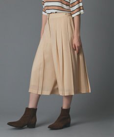 GRACE CONTINENTAL プリーツキュロットパンツ